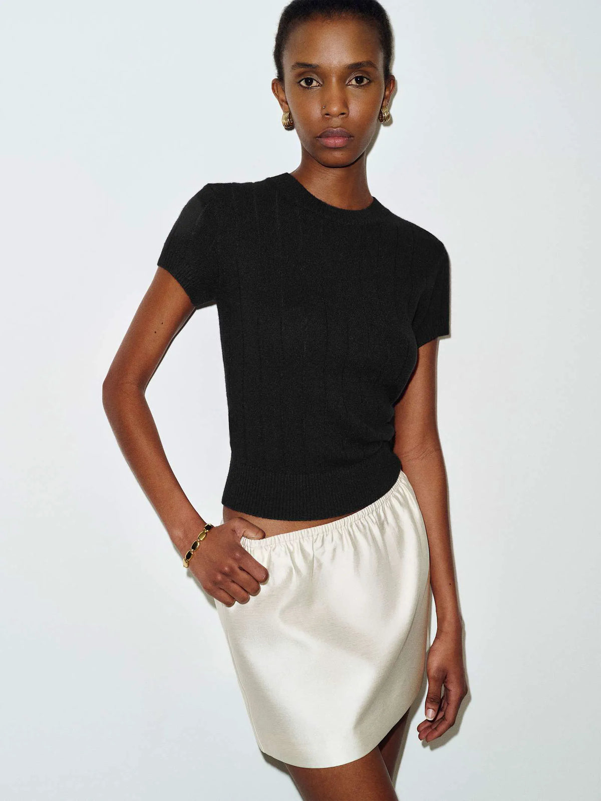Ribbed Black