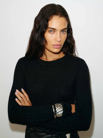 Ribbed Black