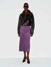 Crushed Violet Suede