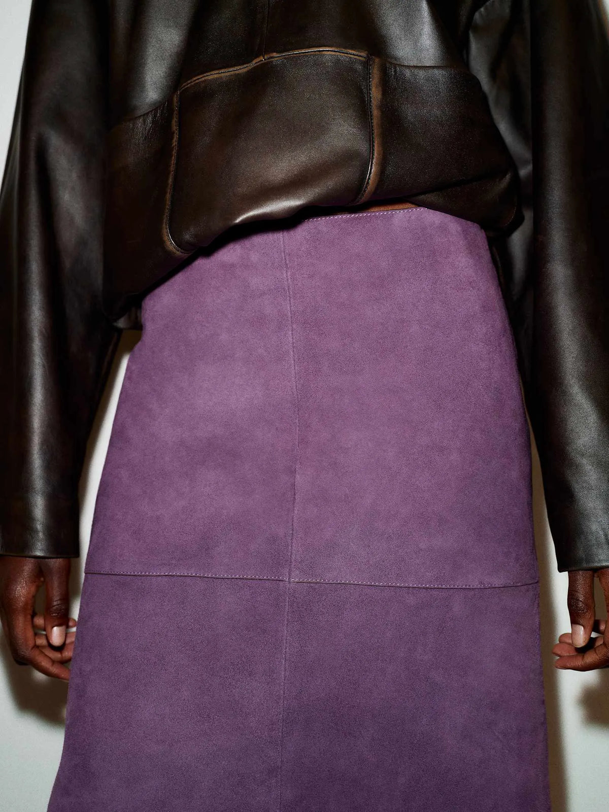 Crushed Violet Suede
