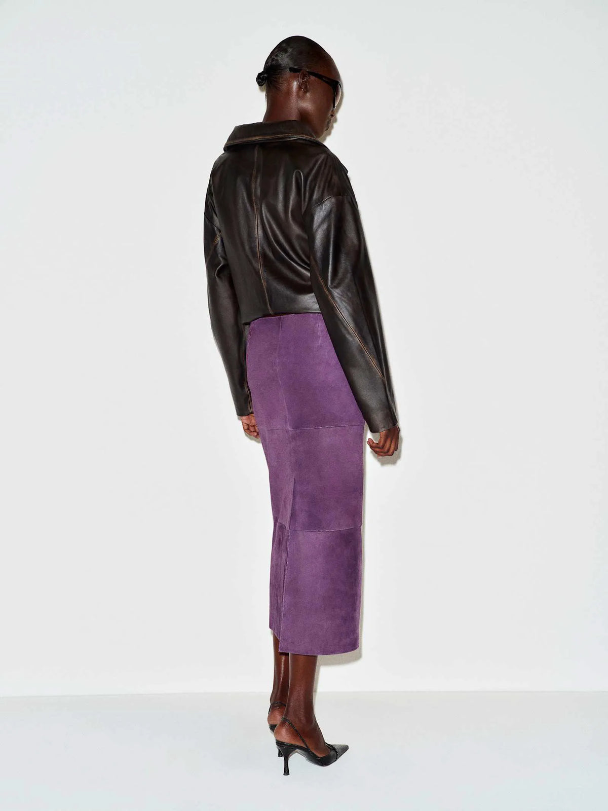 Crushed Violet Suede