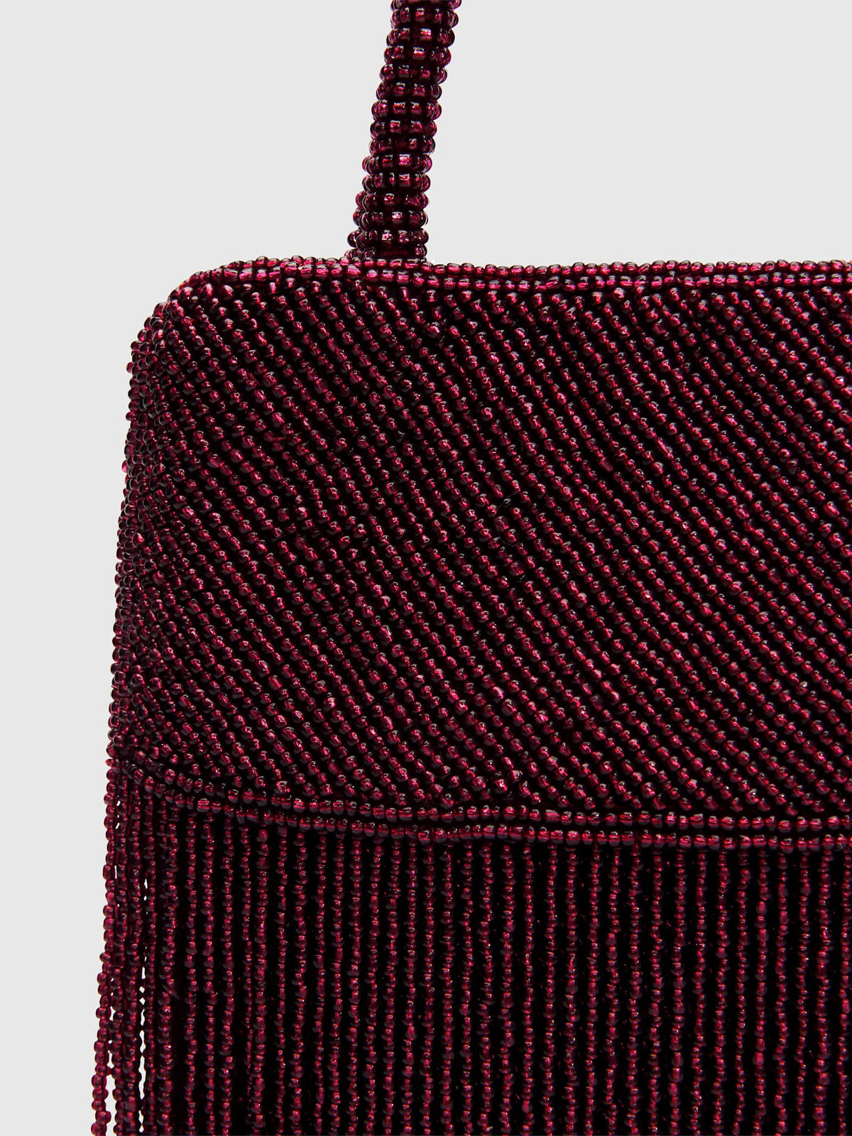 Burgundy Beaded