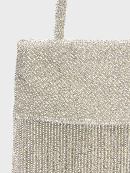 Silver Beaded