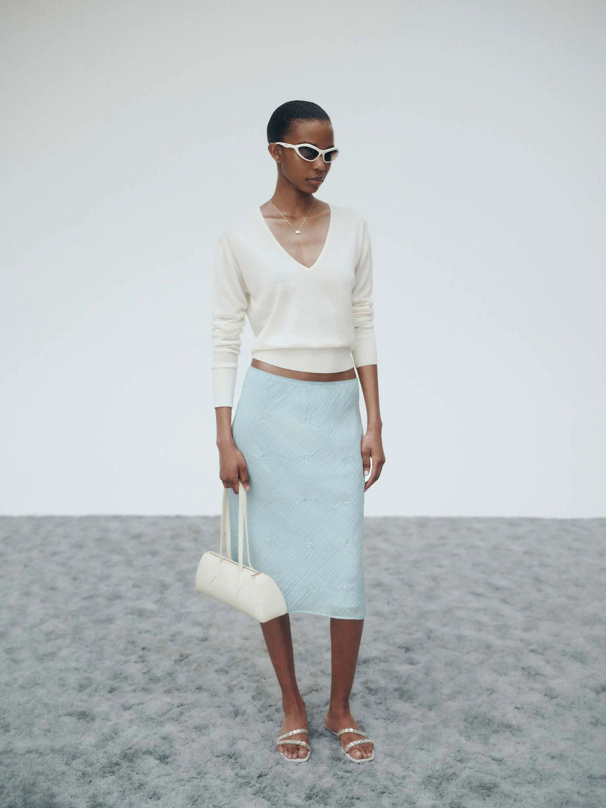 Blue Embellished