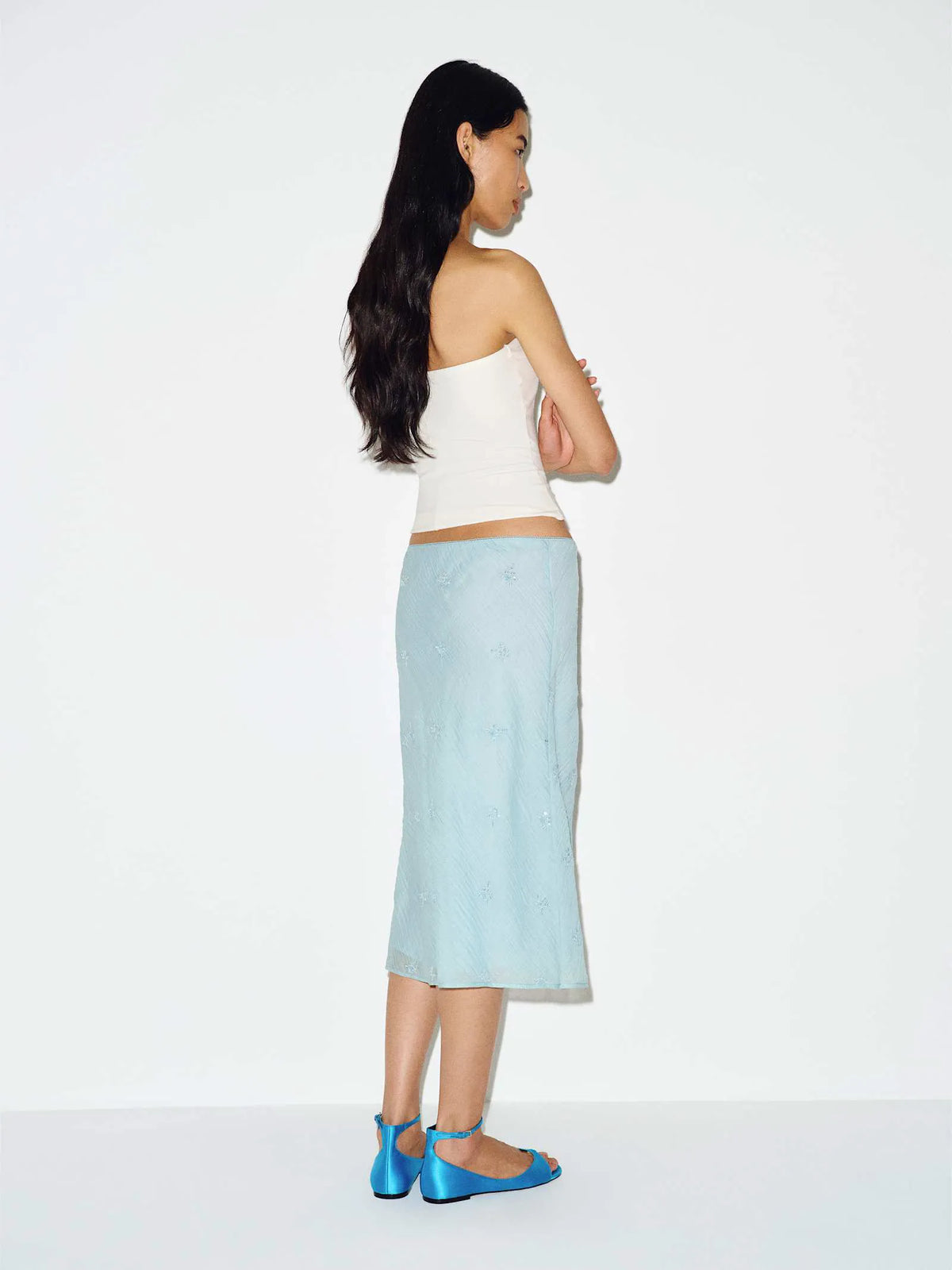 Blue Embellished
