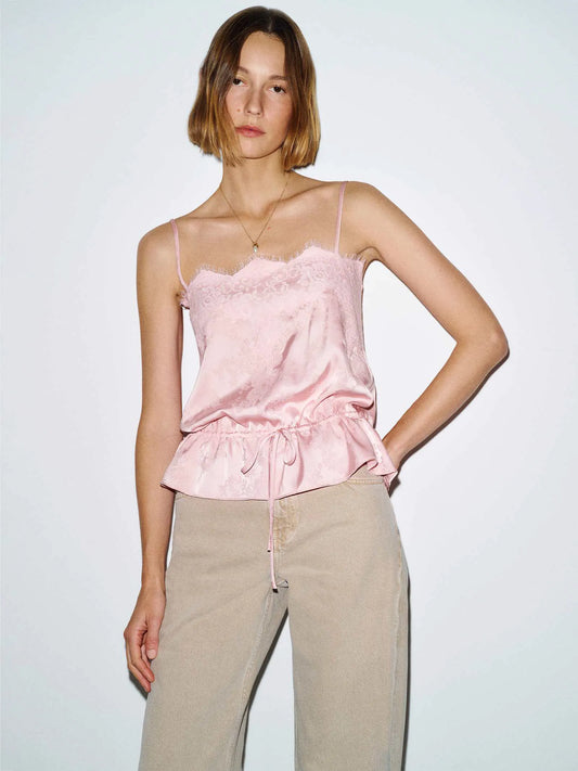 Baby Pink Jacquard