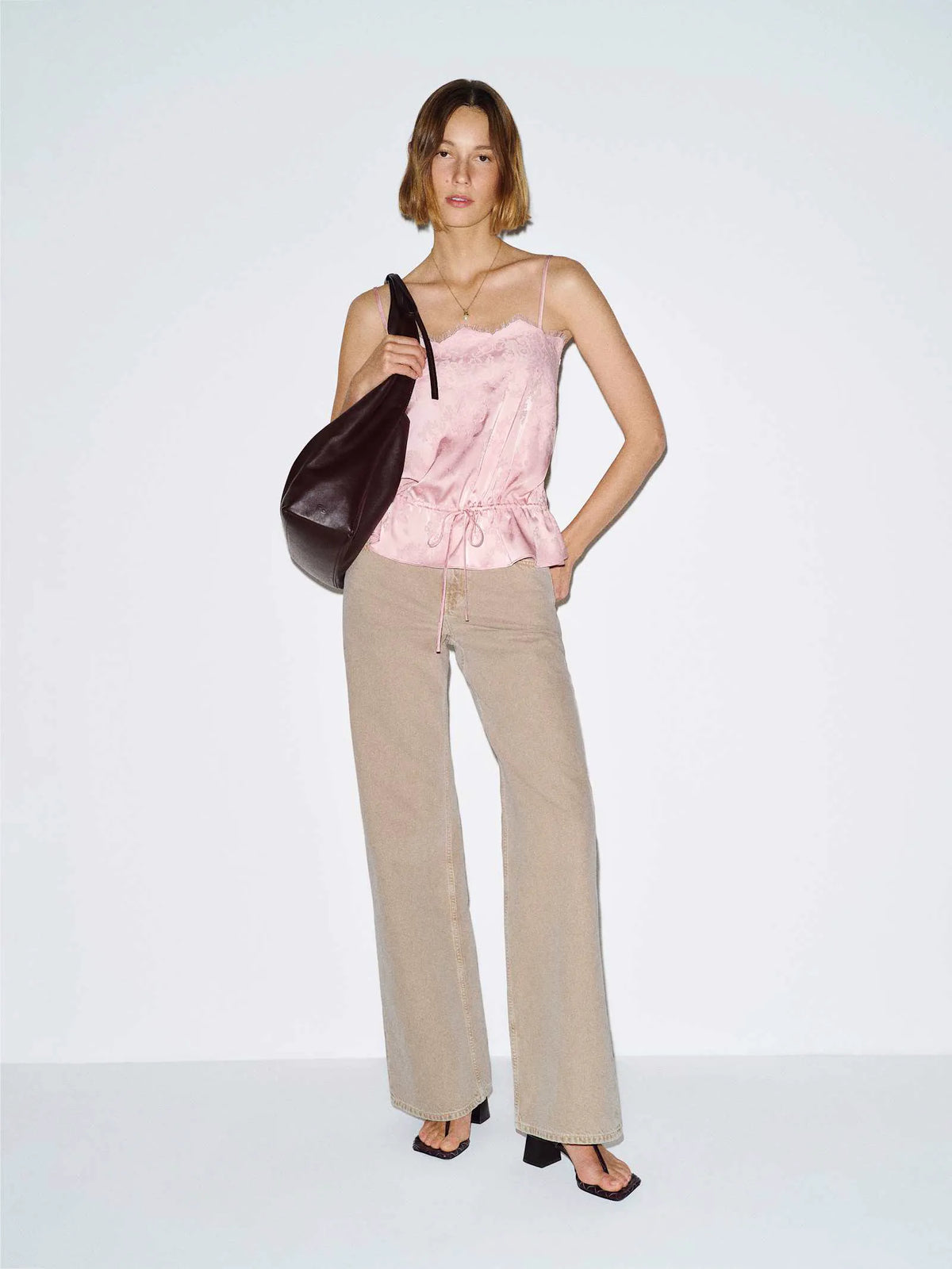 Baby Pink Jacquard