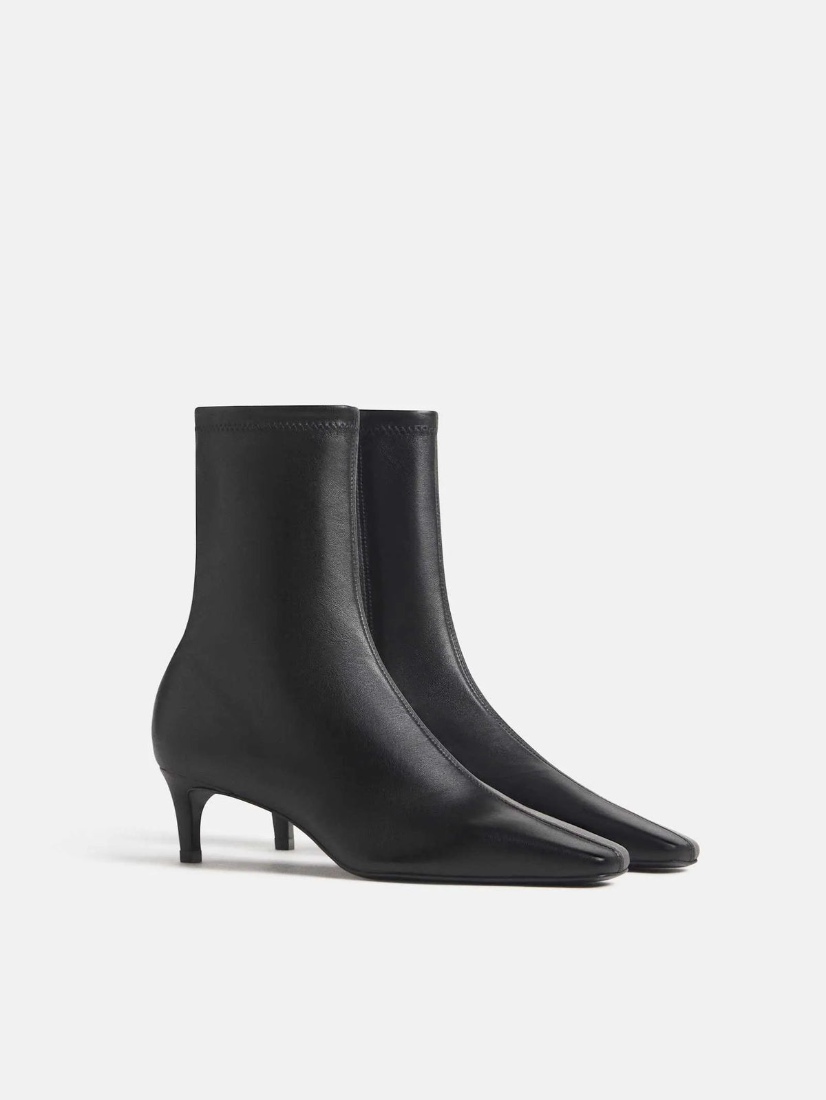 Black Stretch Leather