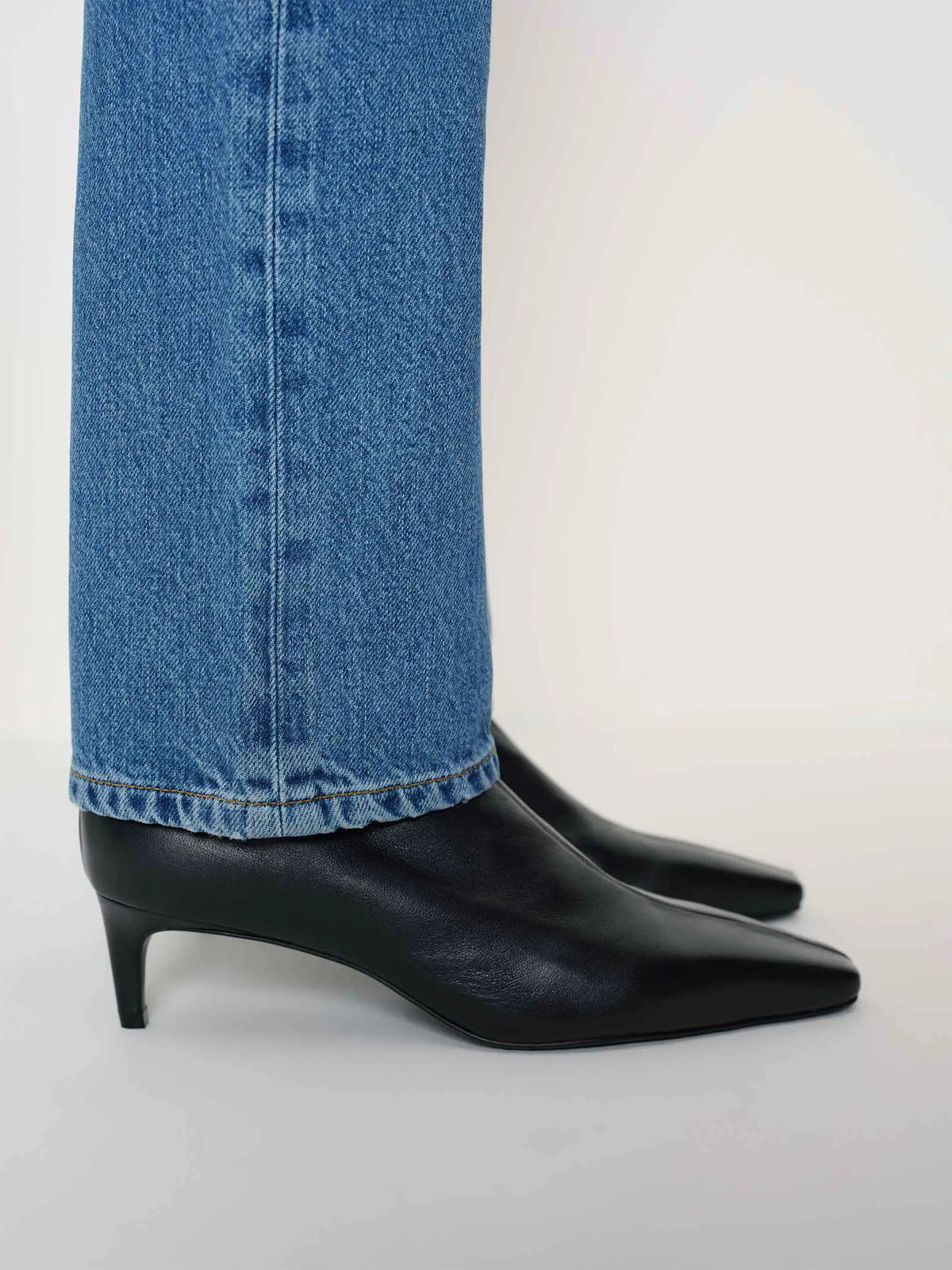 Black Stretch Leather