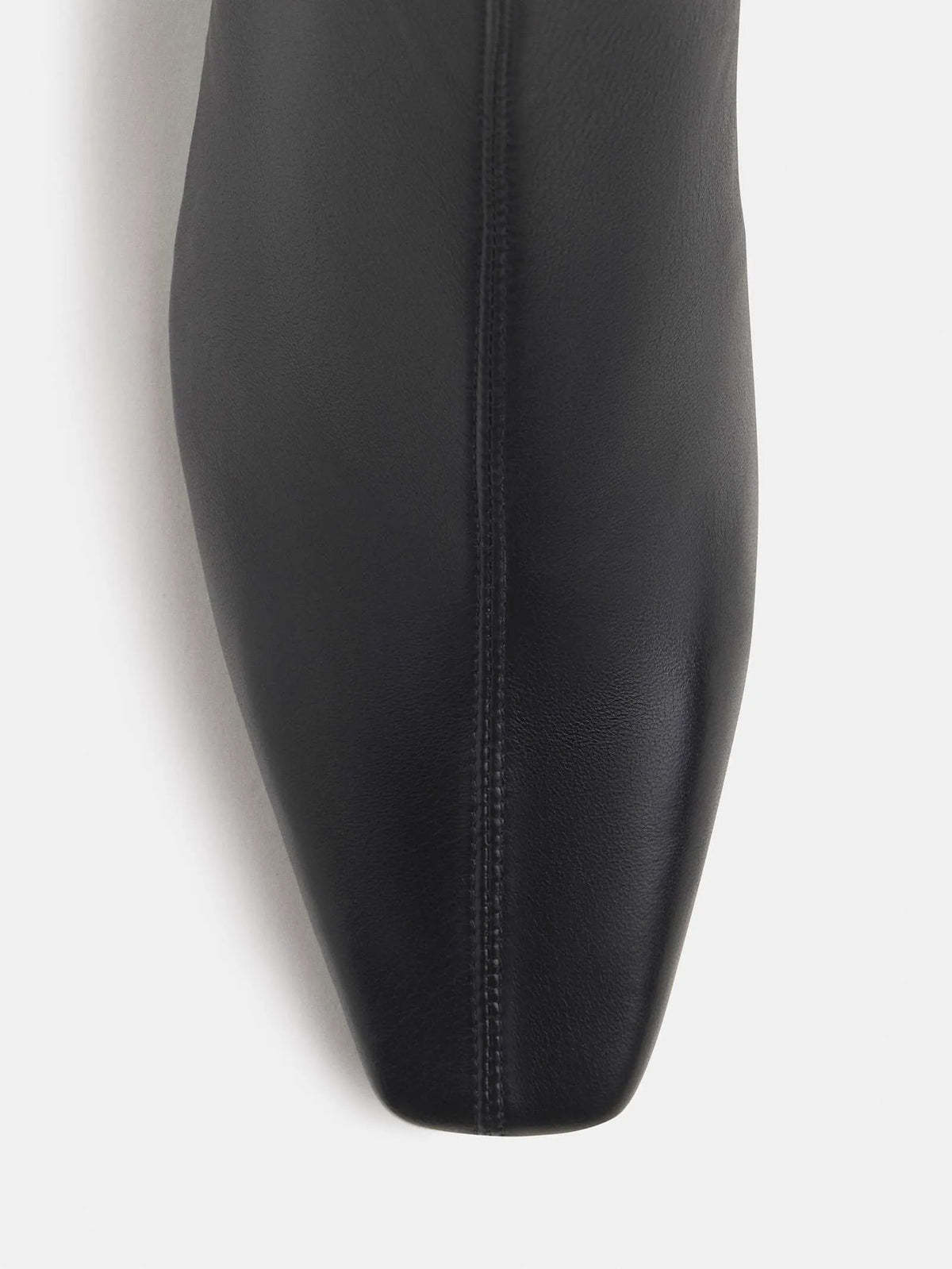 Black Stretch Leather