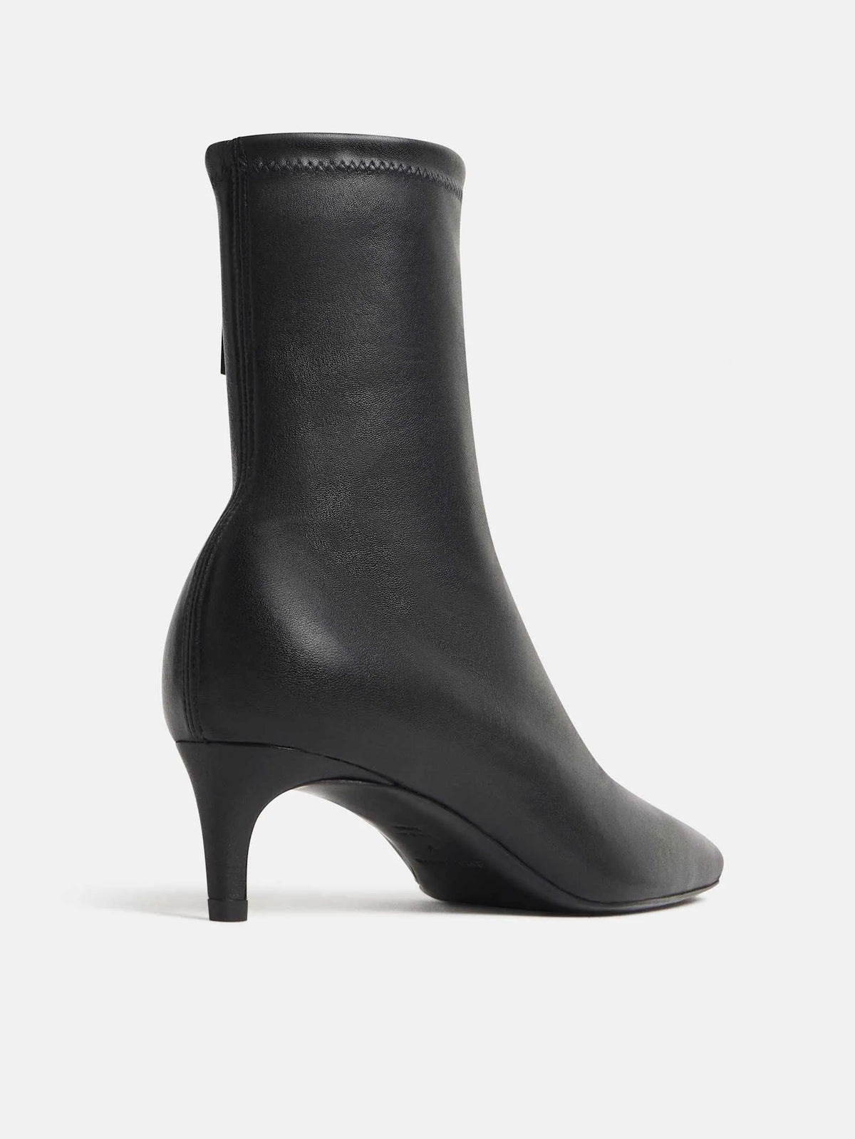 Black Stretch Leather