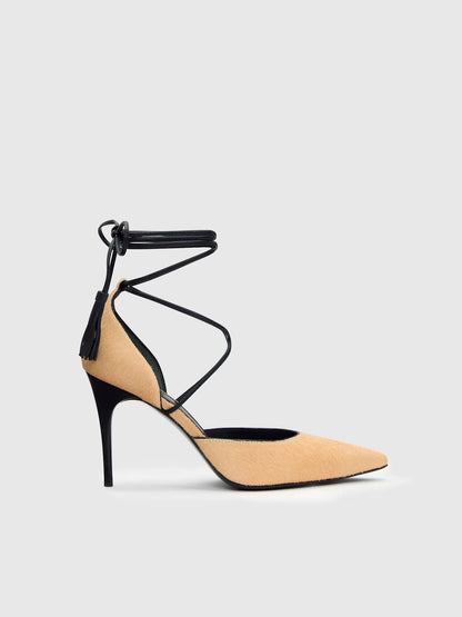 Tan Haircalf Black