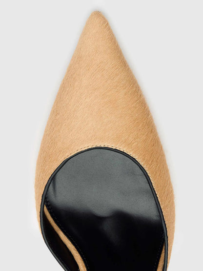 Tan Haircalf Black