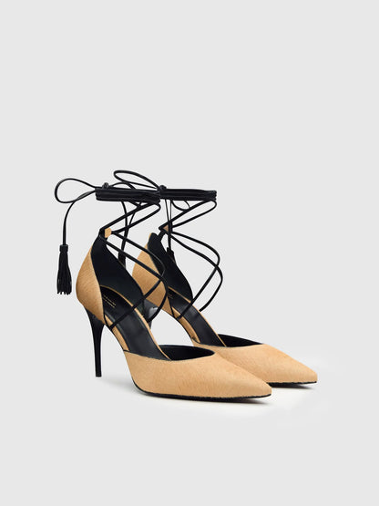 Tan Haircalf Black
