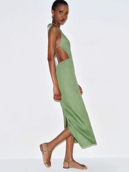 Natural Raffia Jade Leather