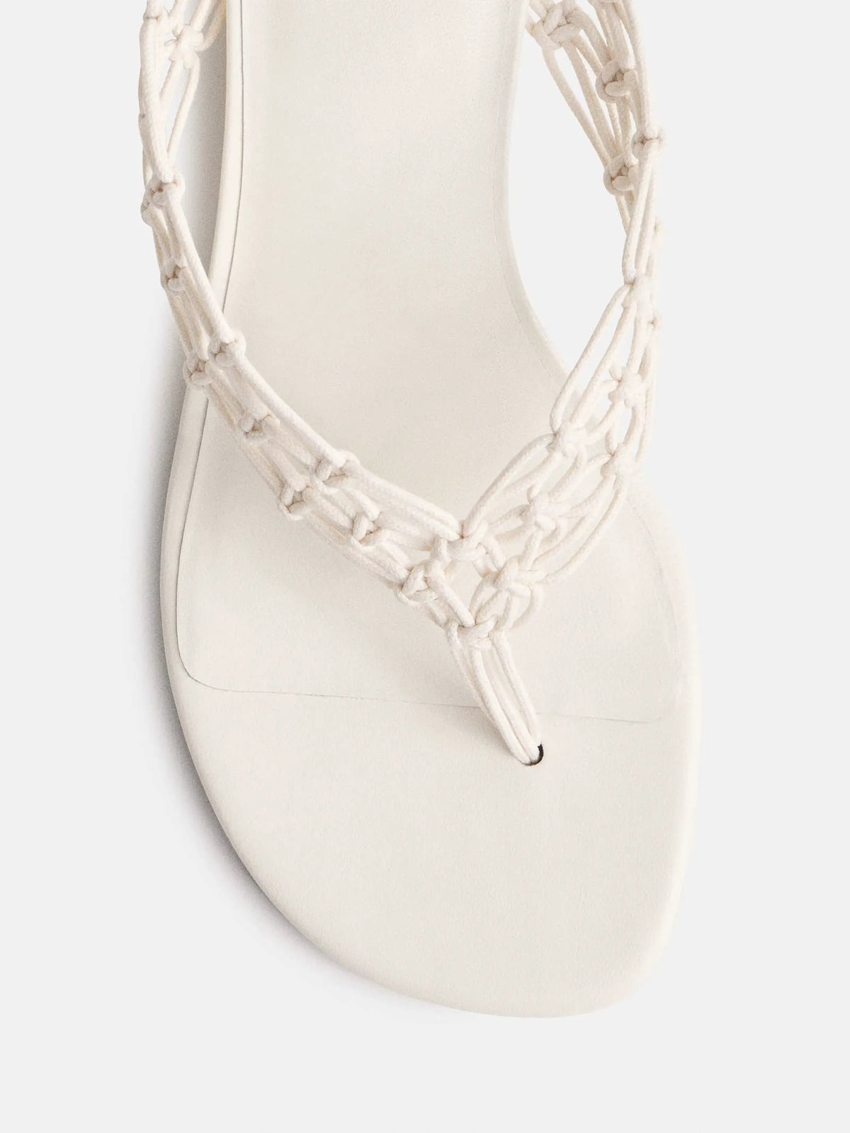 White Cotton Leather