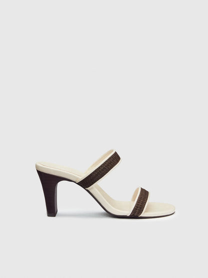 Chocolate Brown Raffia