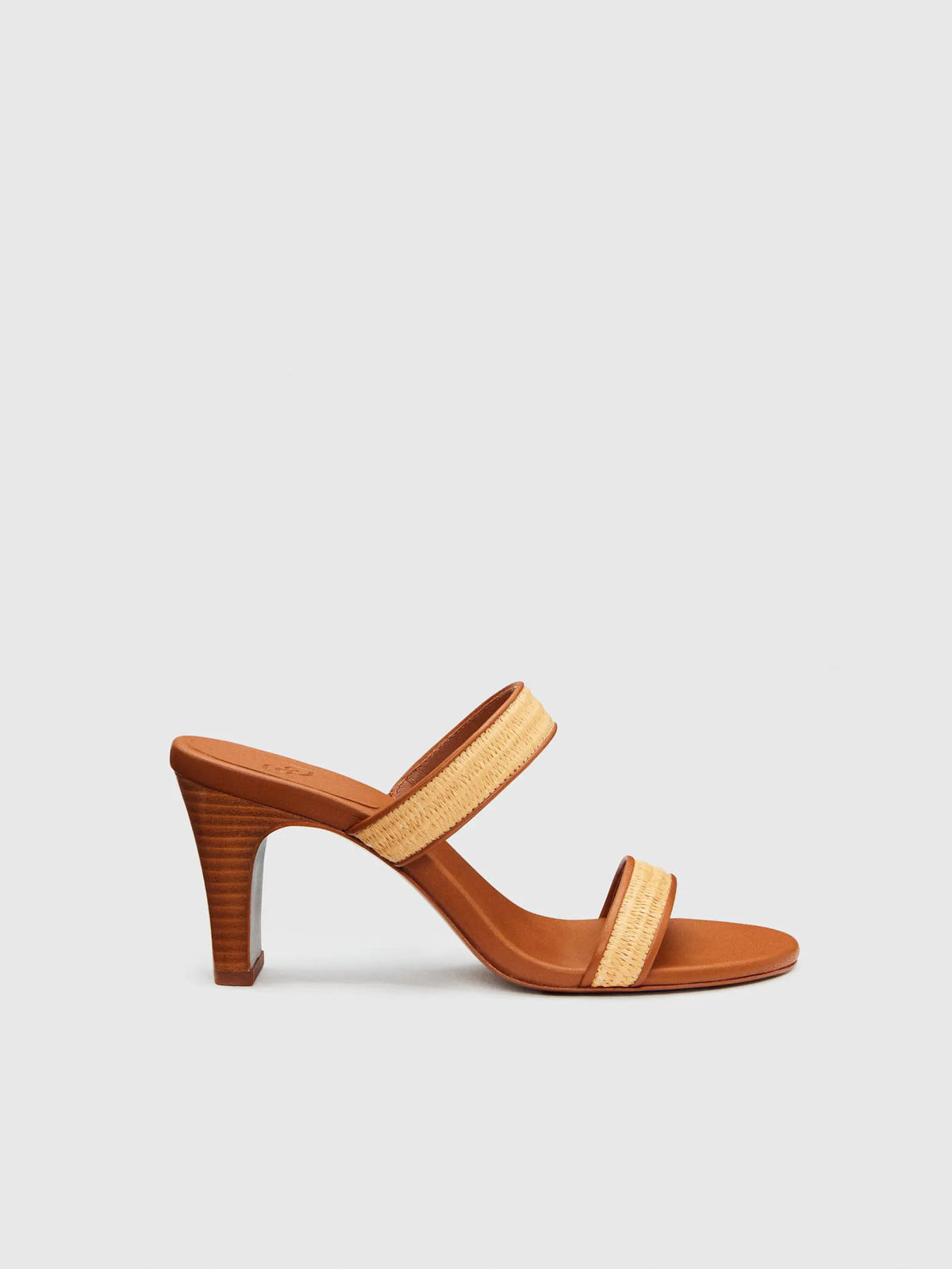 Natural Raffia Rum Leather