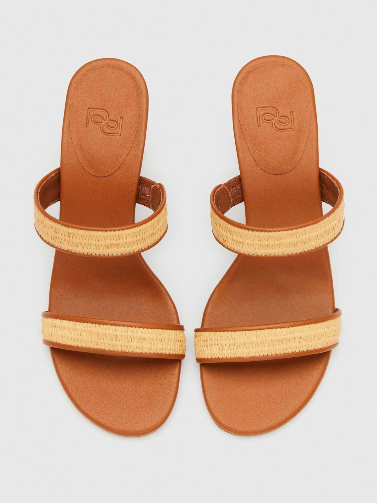 Natural Raffia Rum Leather