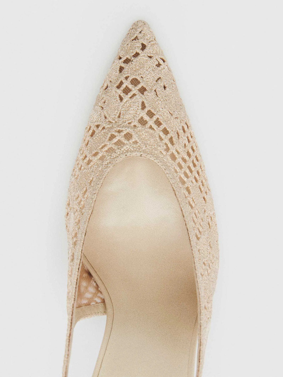 Cream Floral Crochet