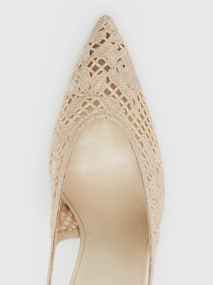 Cream Floral Crochet