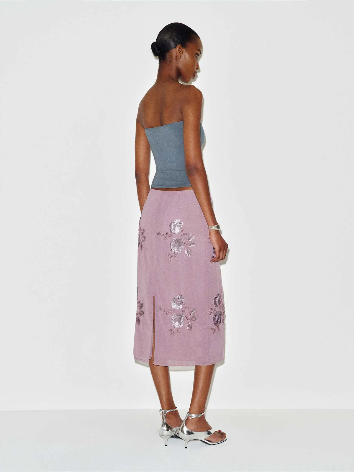 Purple Embellished