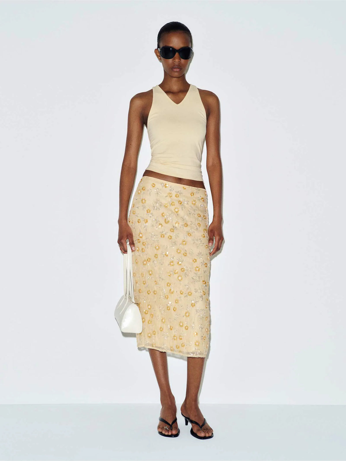 Yellow Embellished
