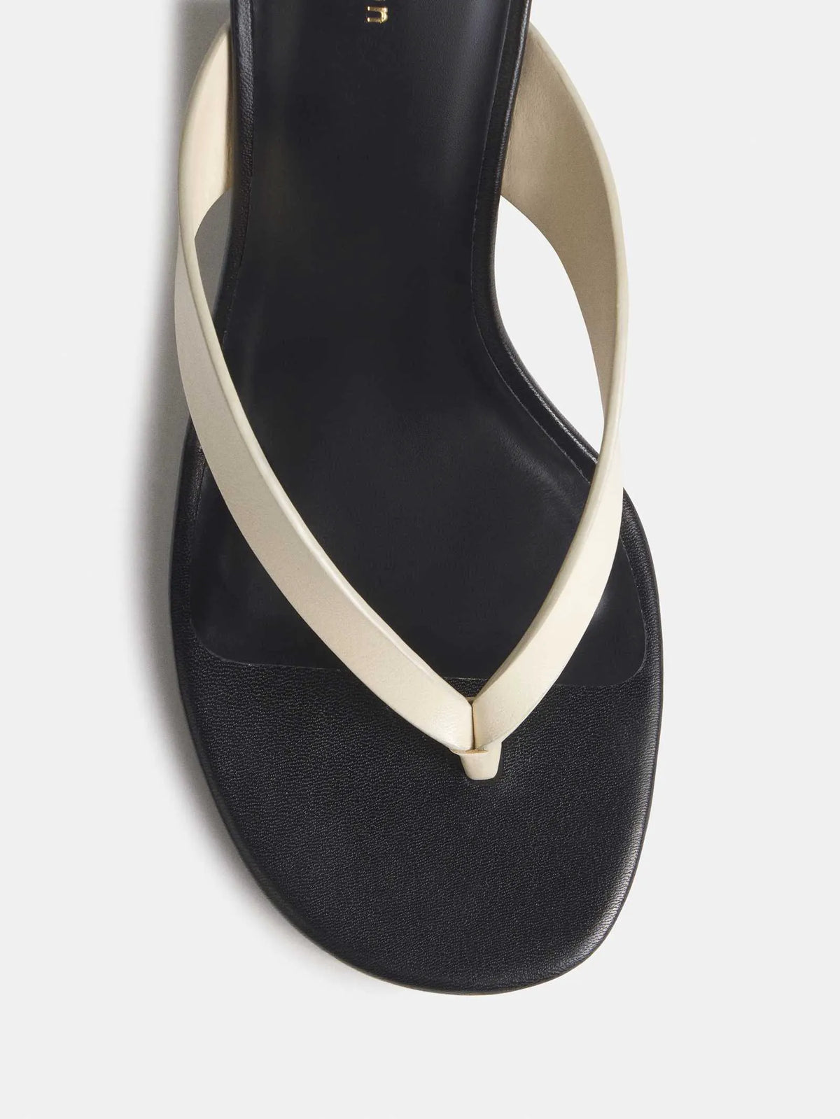 Almond Black Leather