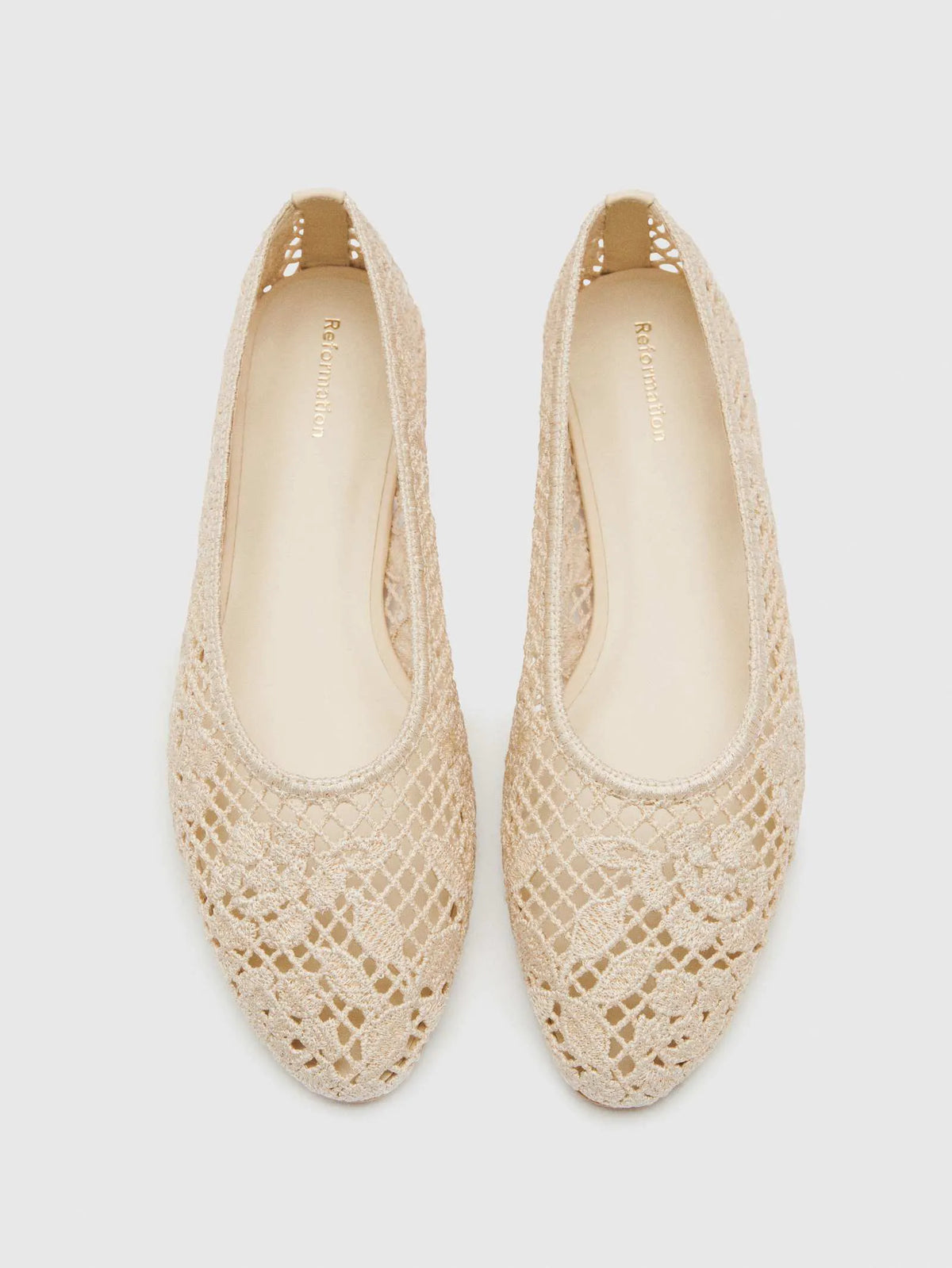 Cream Floral Crochet