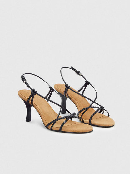 Black Leather Peanut Butter Suede