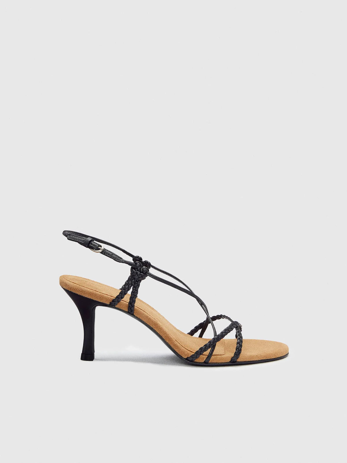 Black Leather Peanut Butter Suede