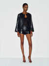 Black Patent Croc