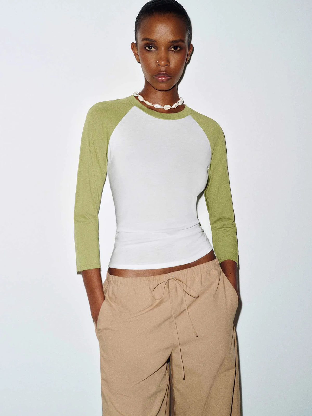 White With Green Bean