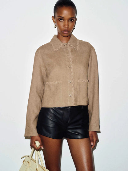 Dark Oatmeal Linen