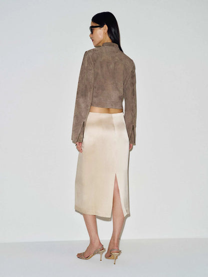 Mushroom Suede