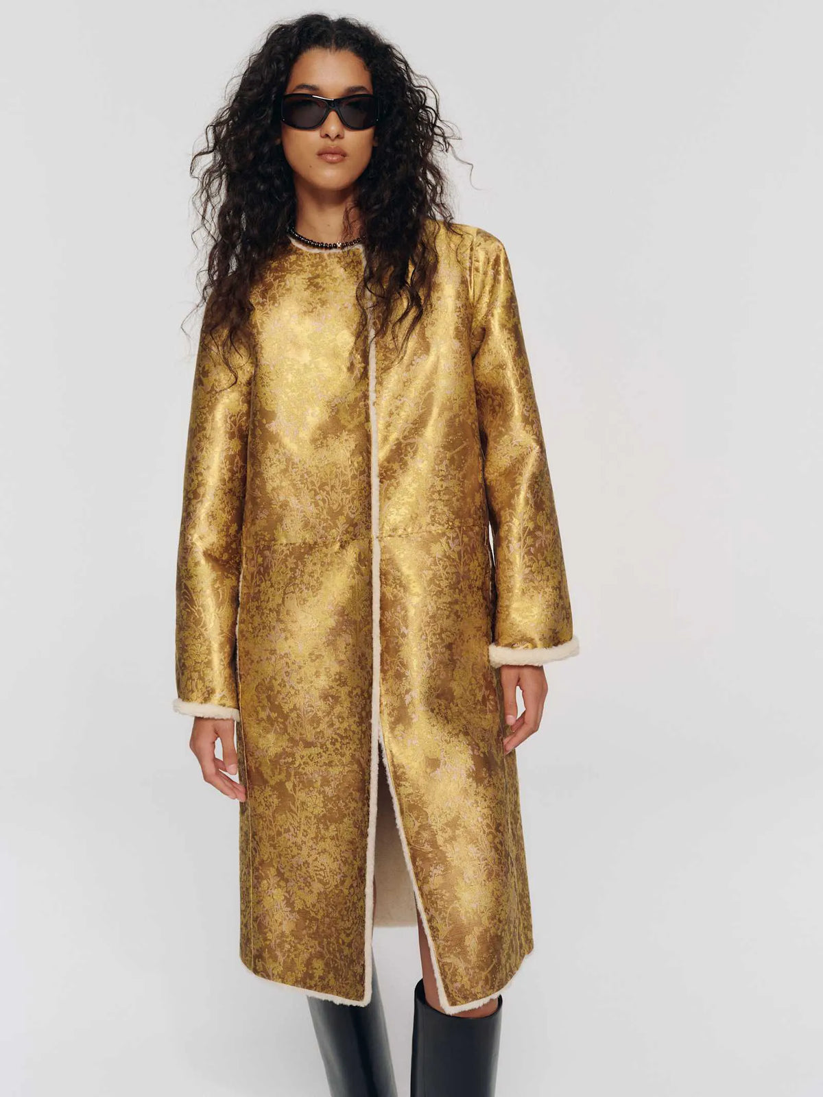 Sherling Jacquard Reversible