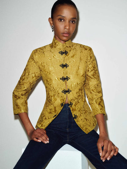 Citrine Jacquard