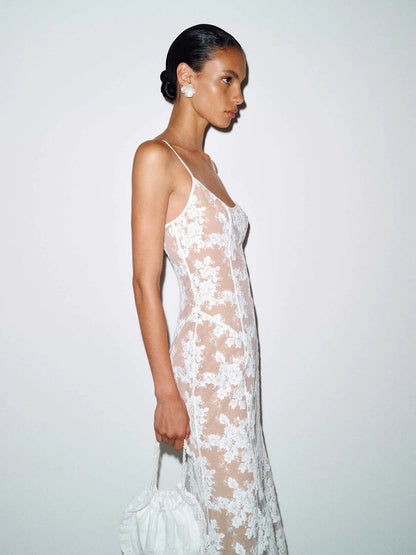 Ivory Bloom Lace