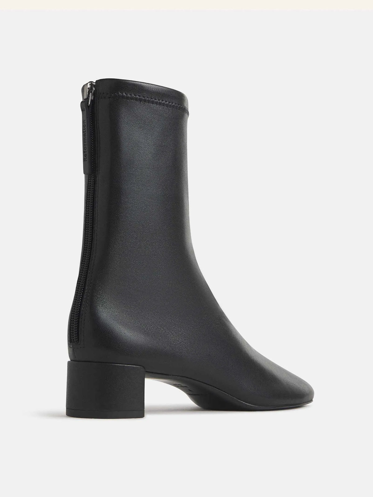 Black Stretch Leather